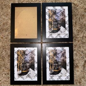 ✅Black Picture Frames Set of 4